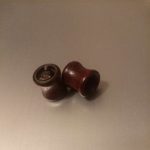Buddha Wood Double Flare Tunnels Plus 0G